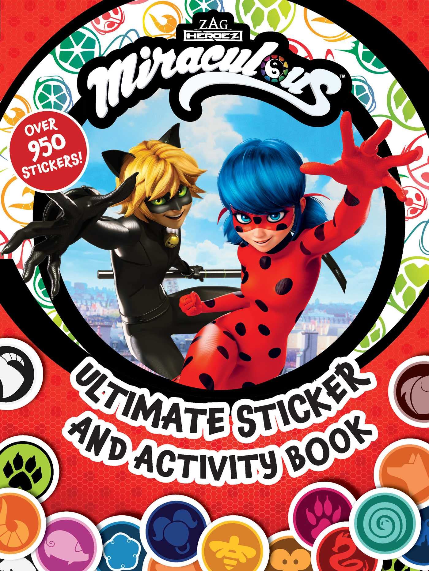 Miraculous: Ultimate Sticker And Activity Book: 100% Official Tales Of Ladybug & Cat Noir, As Seen On Disney And Netflix!,New