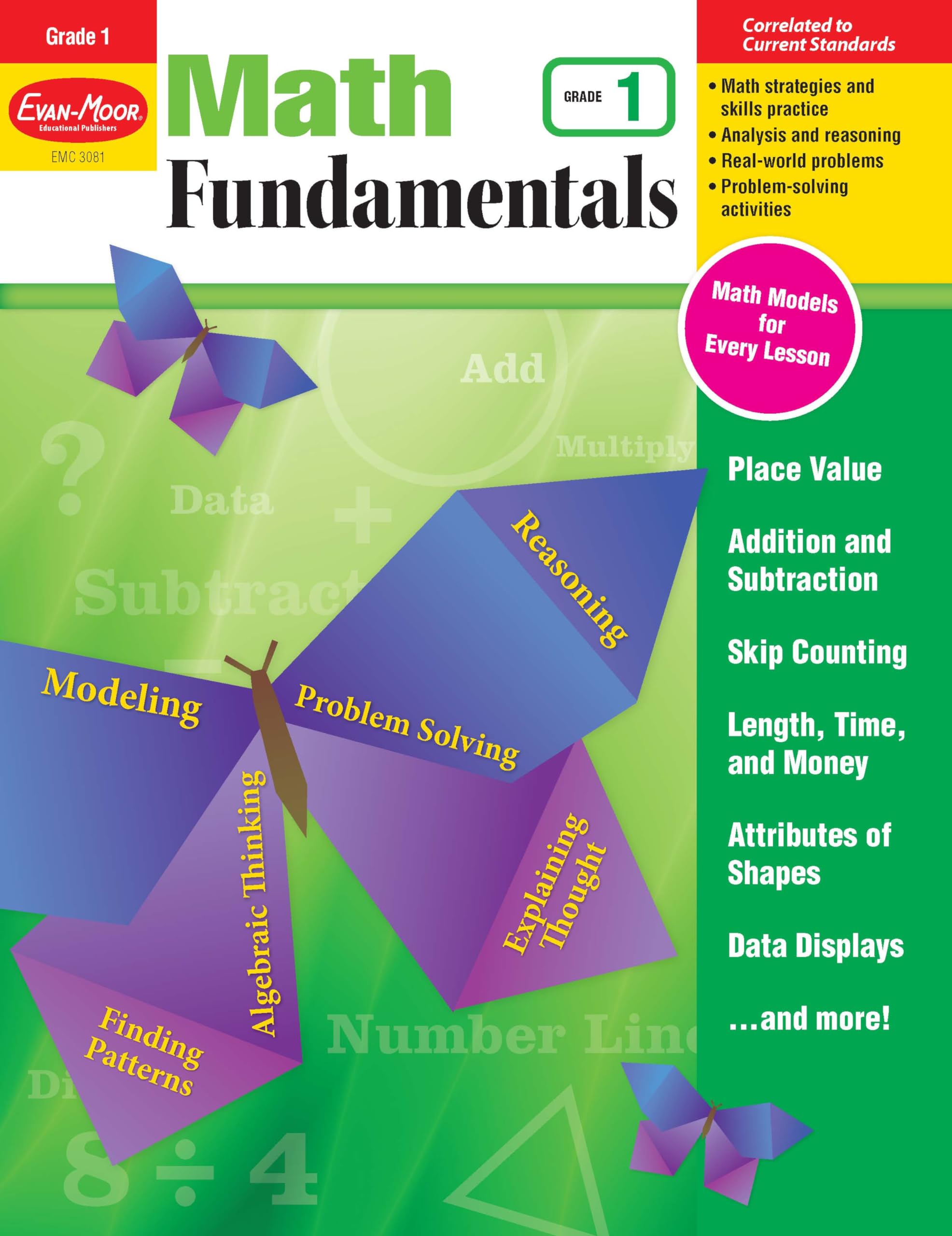 EvanMoor Math Fundamentals, Grade 1,Used