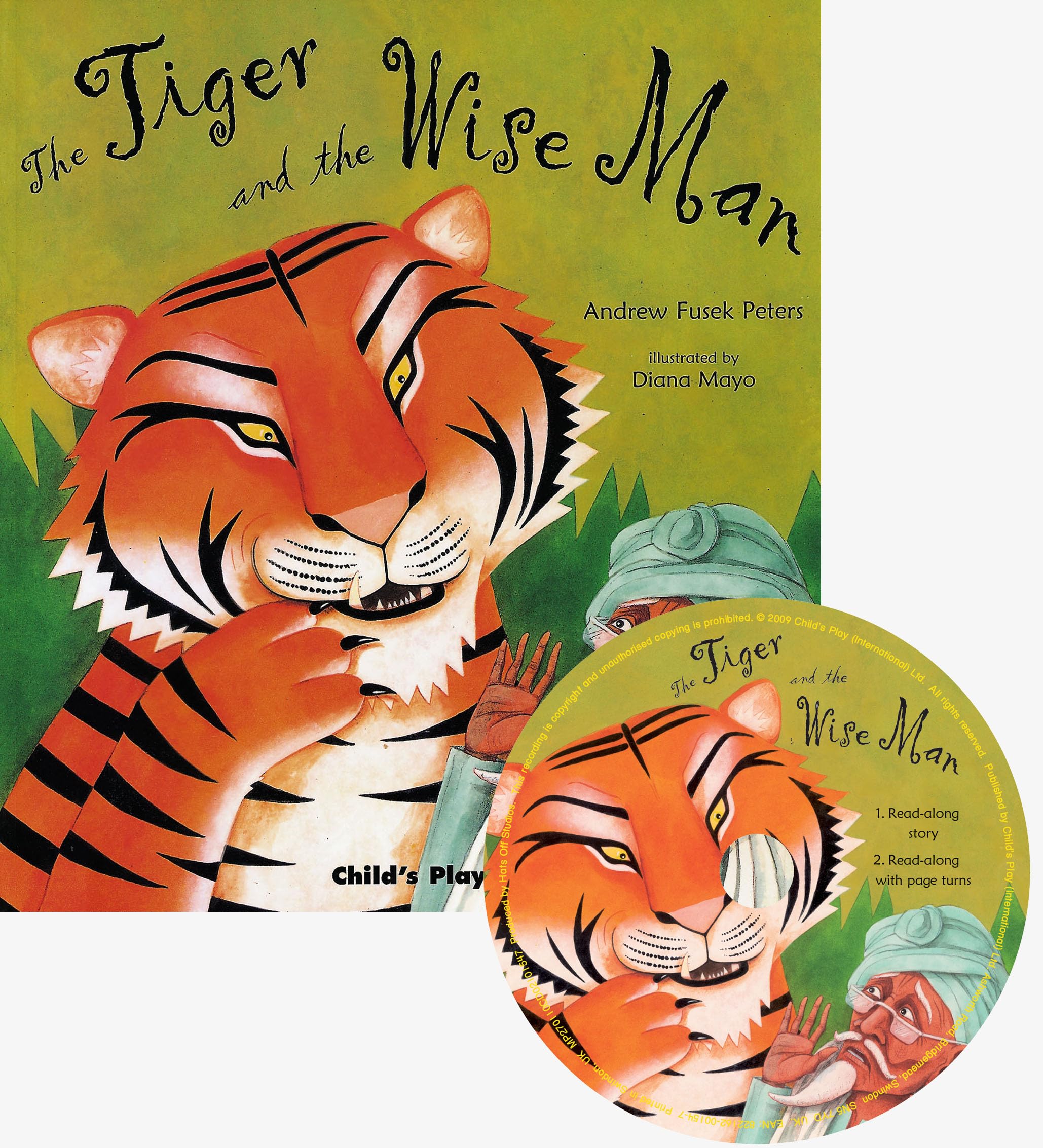 Tiger and the Wise Man  SC w/CD (Traditional Tales with a Twist),Used