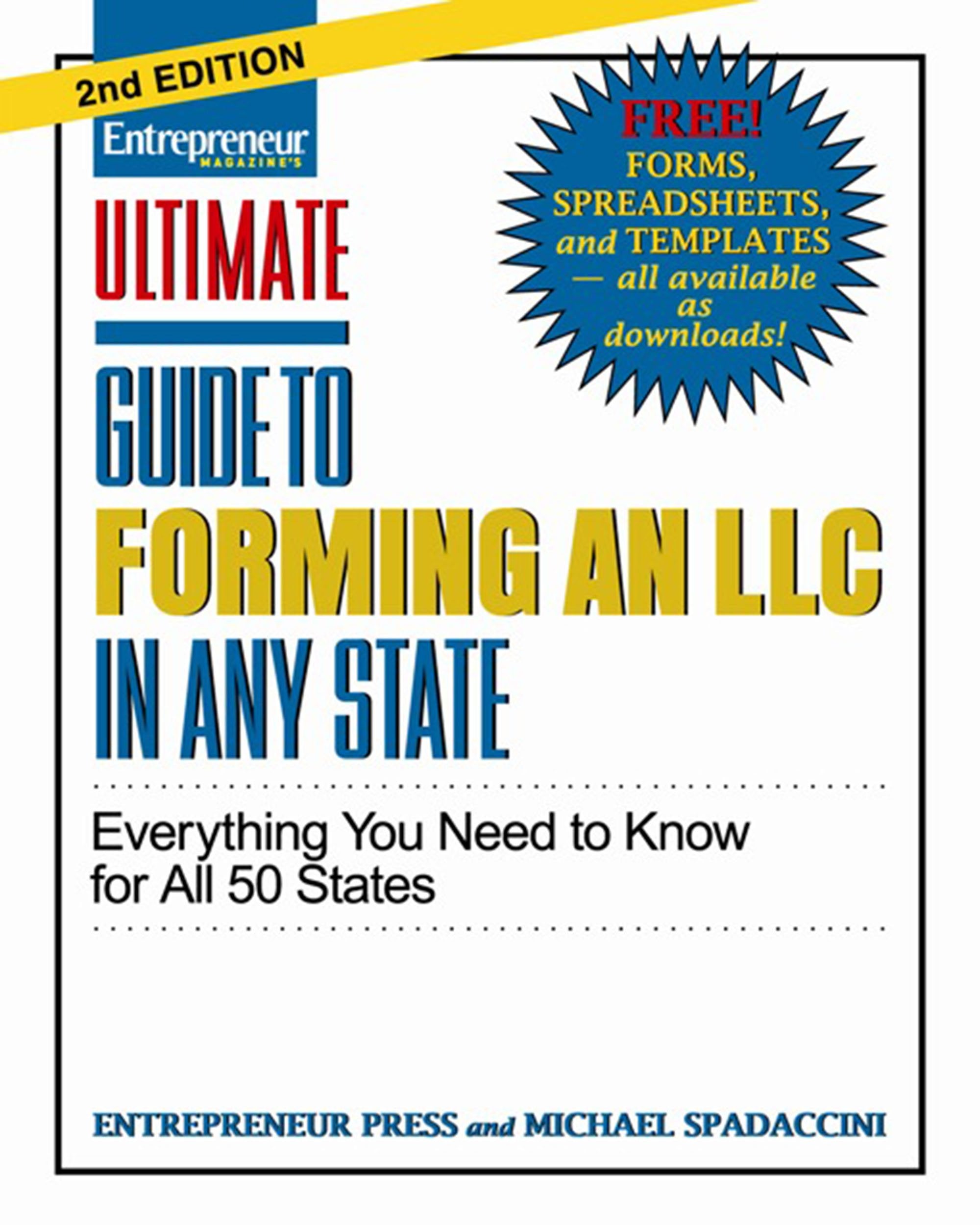 Ultimate Guide To Forming An Llc In Any State, Second Edition (Ultimate Series),New