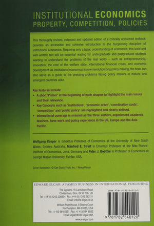 Institutional Economics: Property, Competition, Policies, Second Edition,Used