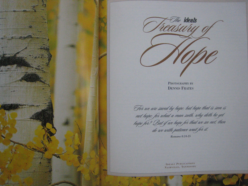 The Ideals Treasury Of Hope,Used