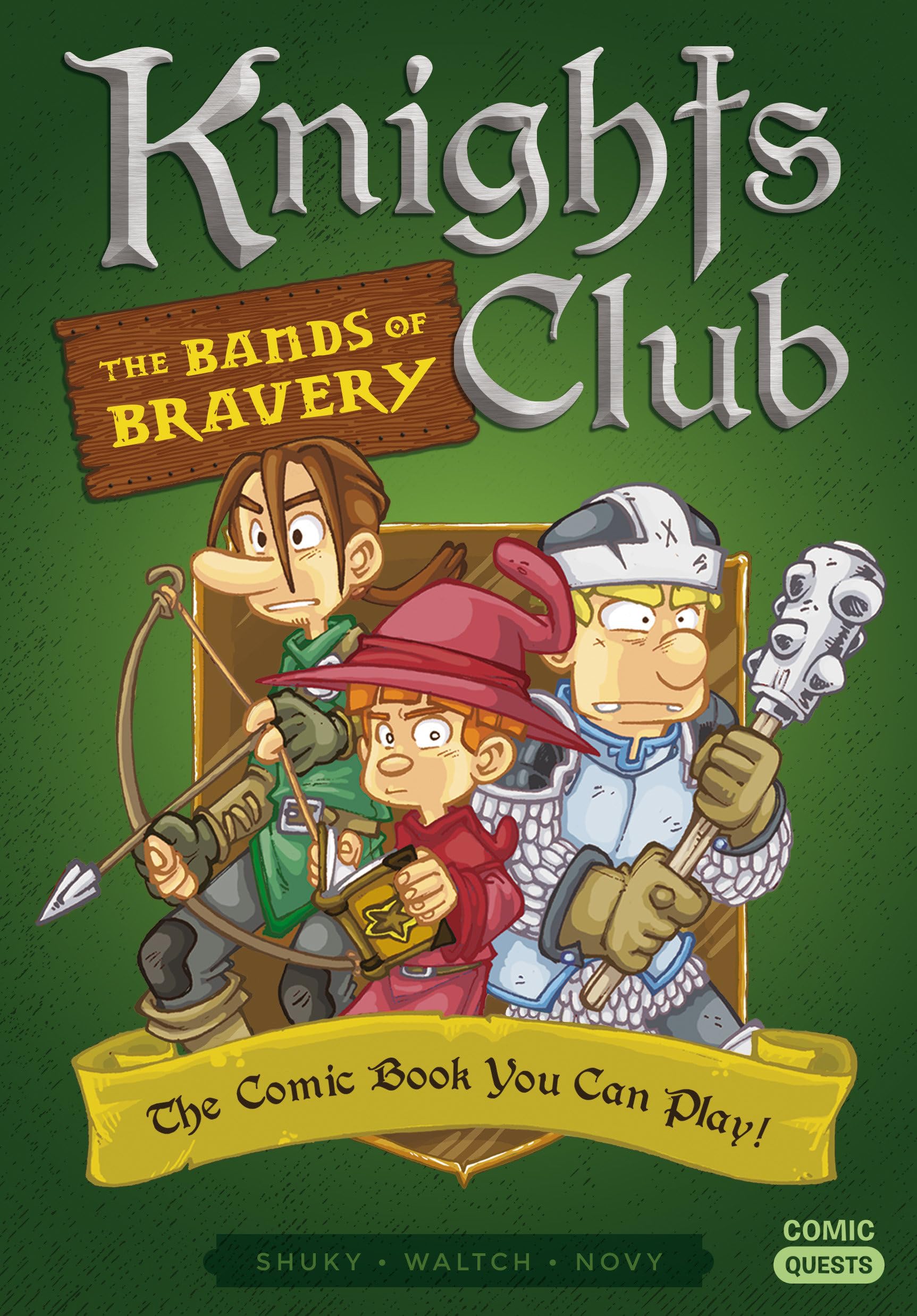 Knights Club: The Bands of Bravery: The Comic Book You Can Play (Comic Quests),Used