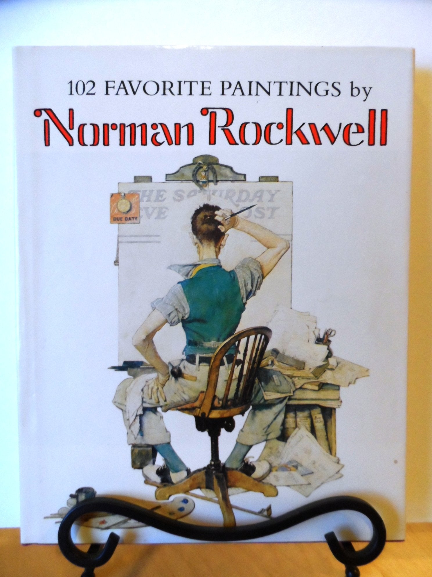 102 Favorite Paintings by Norman Rockwell,Used