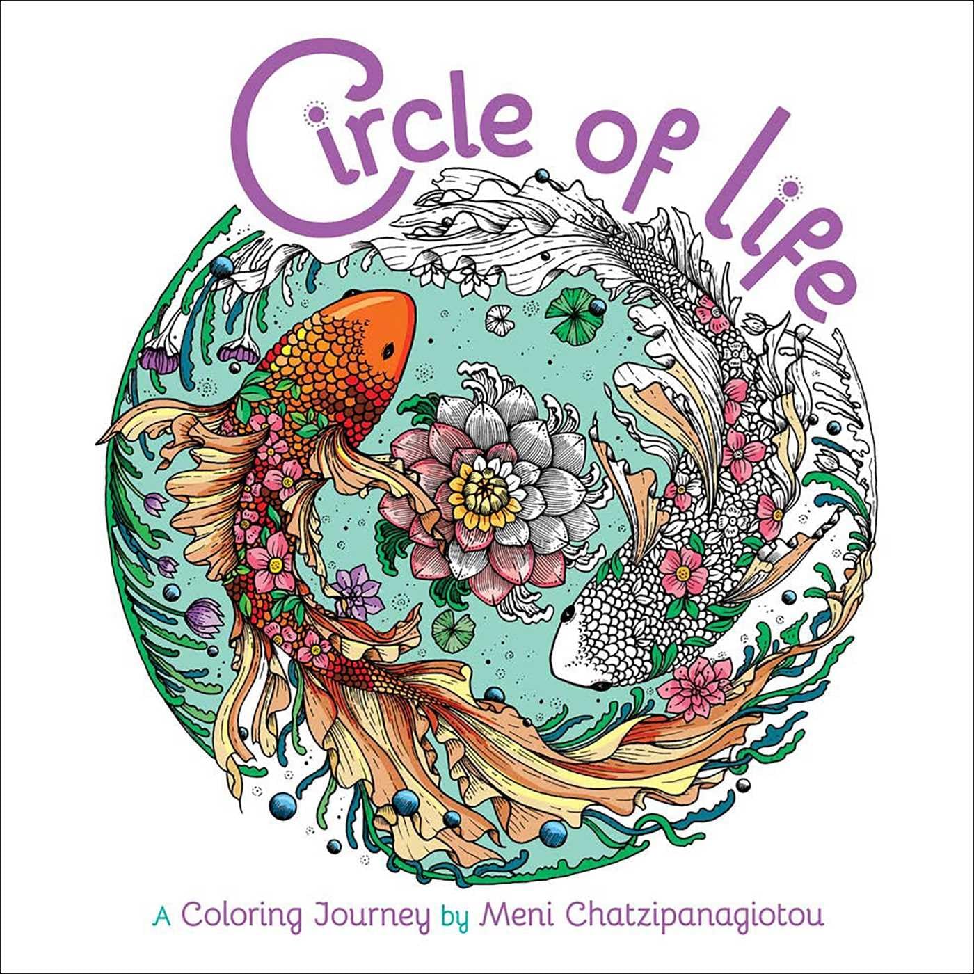Circle of Life Coloring: A Coloring Journey (Melpomeni Coloring Collection),New