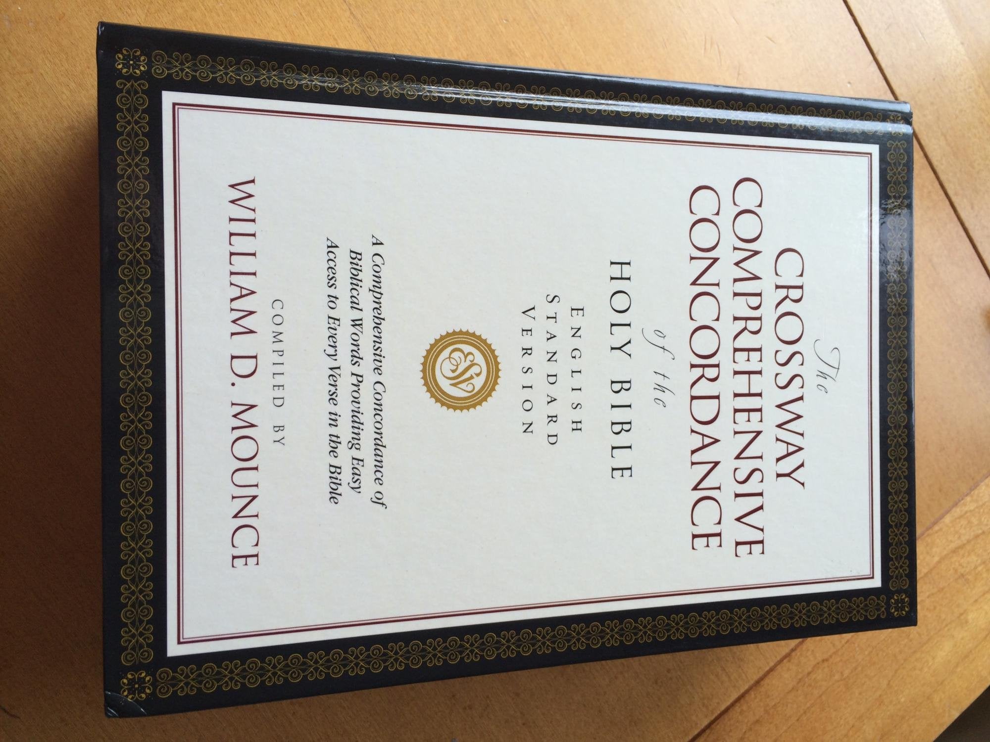 The Crossway Comprehensive Concordance of the Holy Bible, English Standard Version (A Comprehensive Concordance of Biblical Word,Used