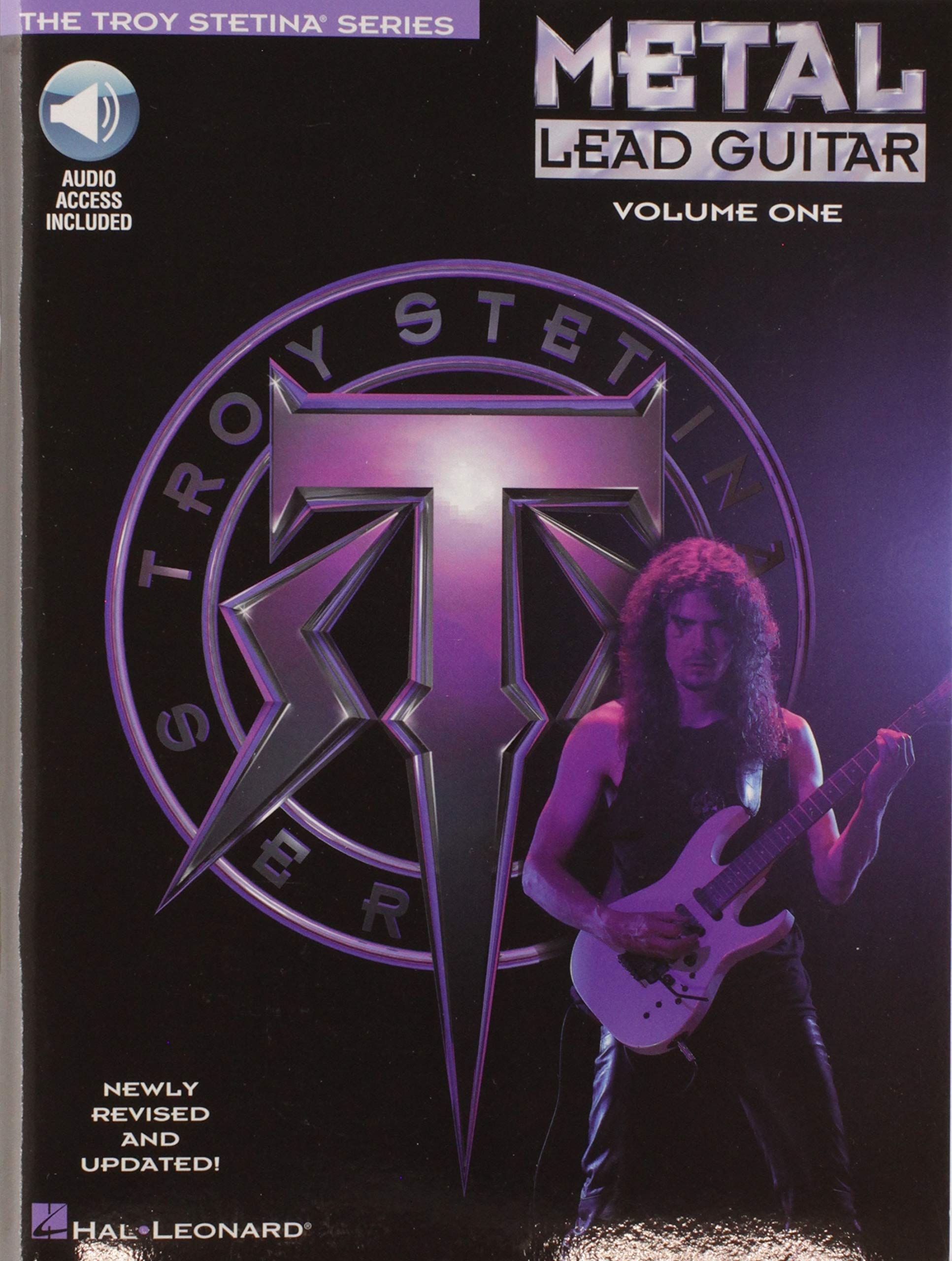 Troy Stetina  Metal Lead Guitar Vol. 1  Electric Guitar Sheet Music and Online Audio  Heavy Metal Soloing Method Songbook  Lear,Used