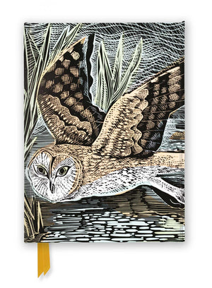 Angela Harding: Marsh Owl (Foiled Journal) (Flame Tree Notebooks),New