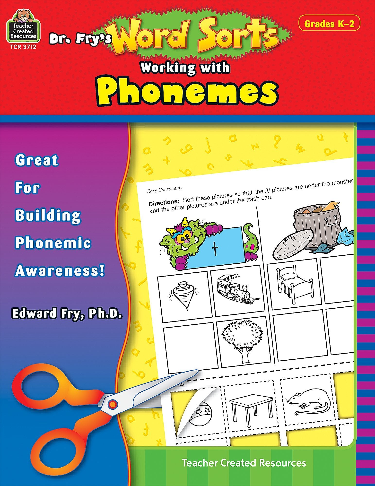 Dr. Fry's Word Sorts: Working With Phonemes, Grade 2,Used