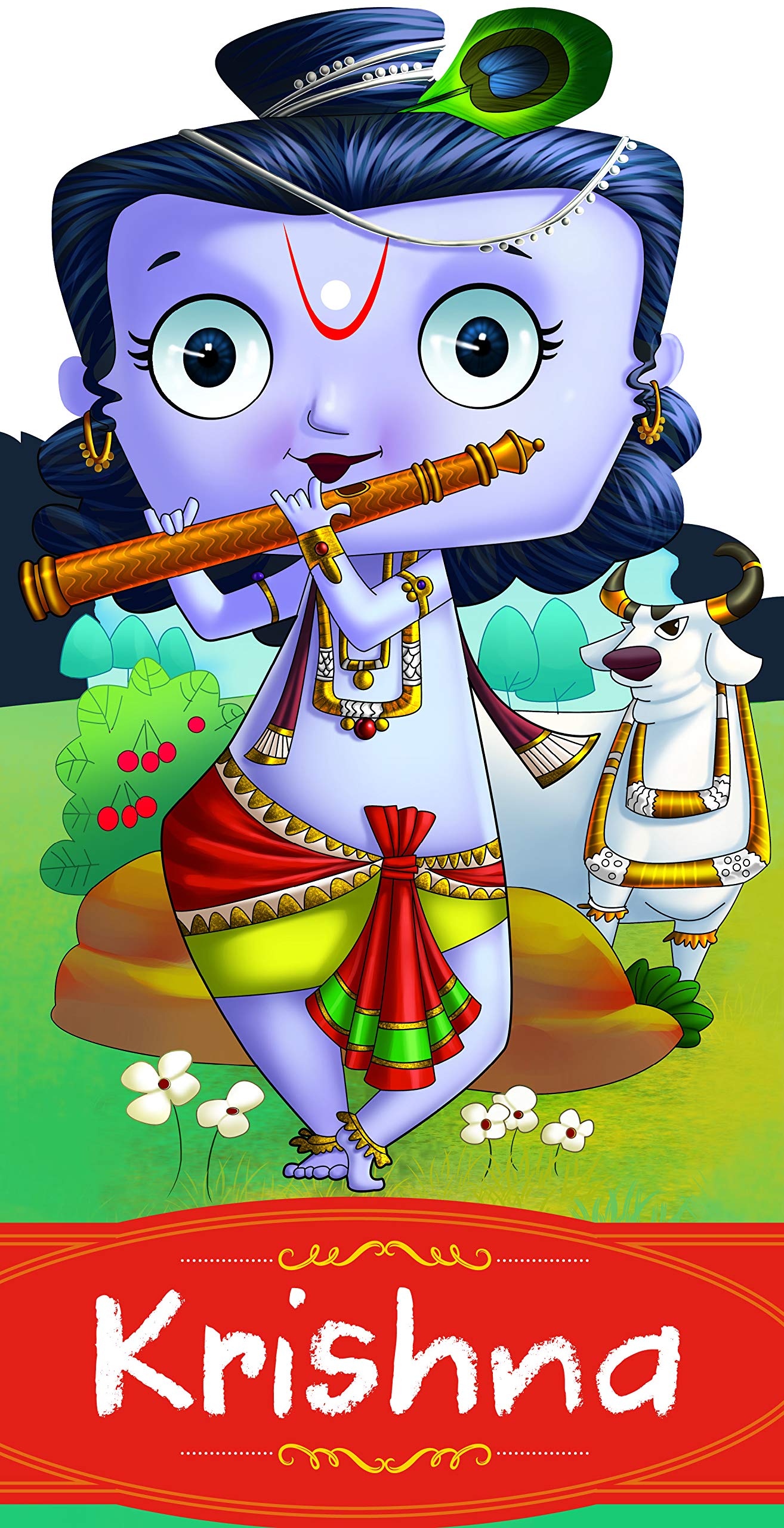 Cutout Books: Krishna(Gods And Goddesses)