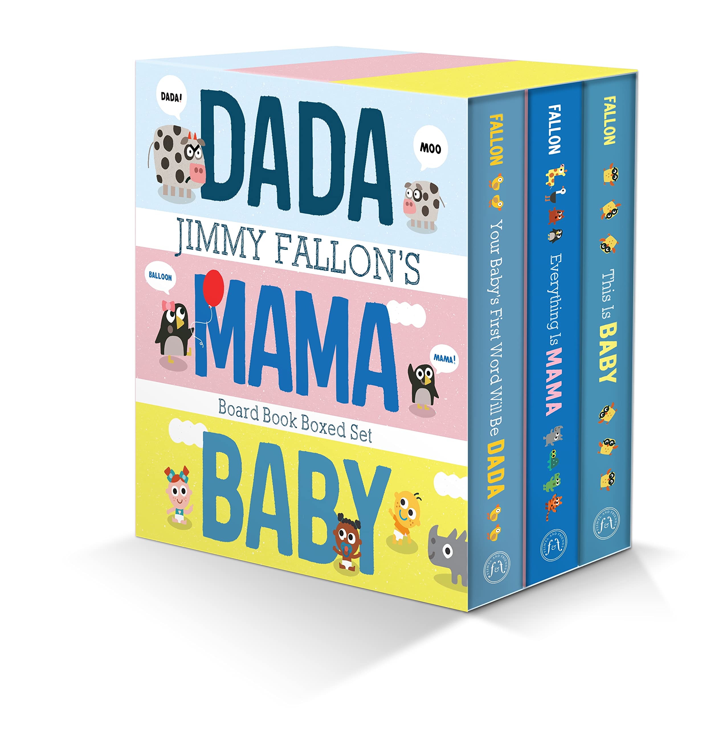 Jimmy Fallon'S Dada, Mama, And Baby Board Book Boxed Set,Used