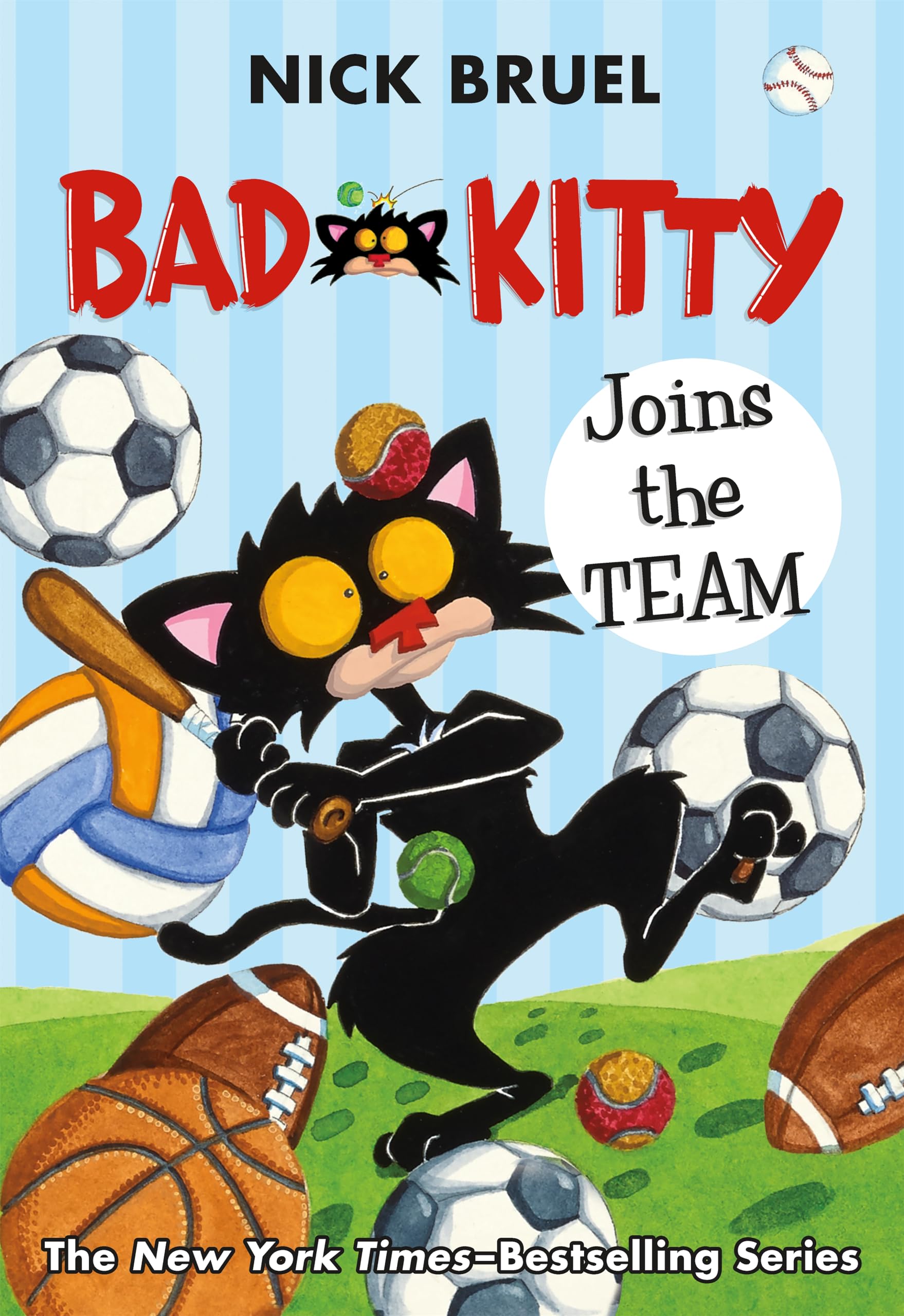 Bad Kitty Joins the Team (paperback blackandwhite edition),Used