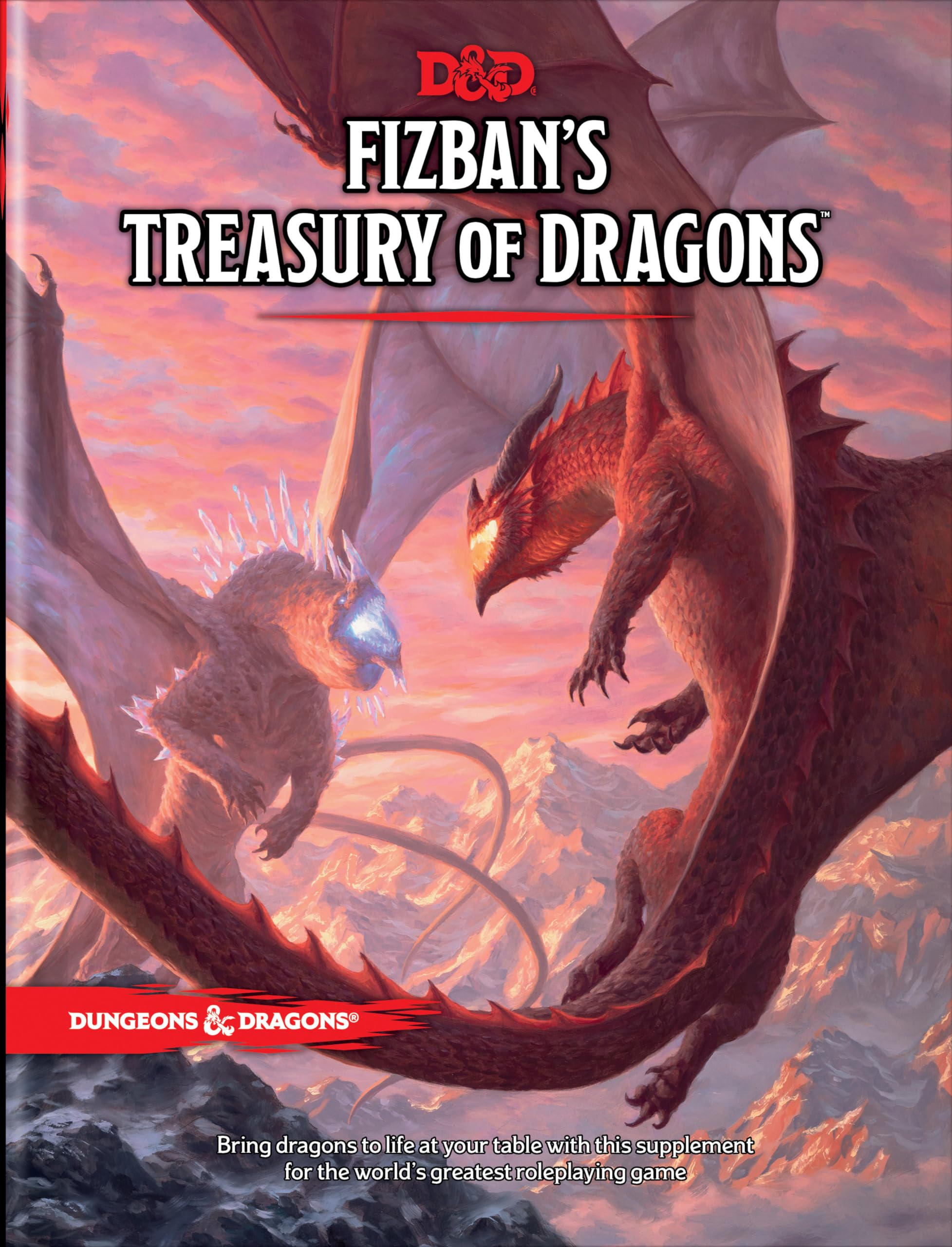 Dungeons & Dragons Fizban'S Treasury Of Dragons Book,Used