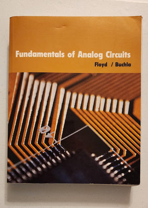 Fundamentals of Analog Circuits [Paperback],Used
