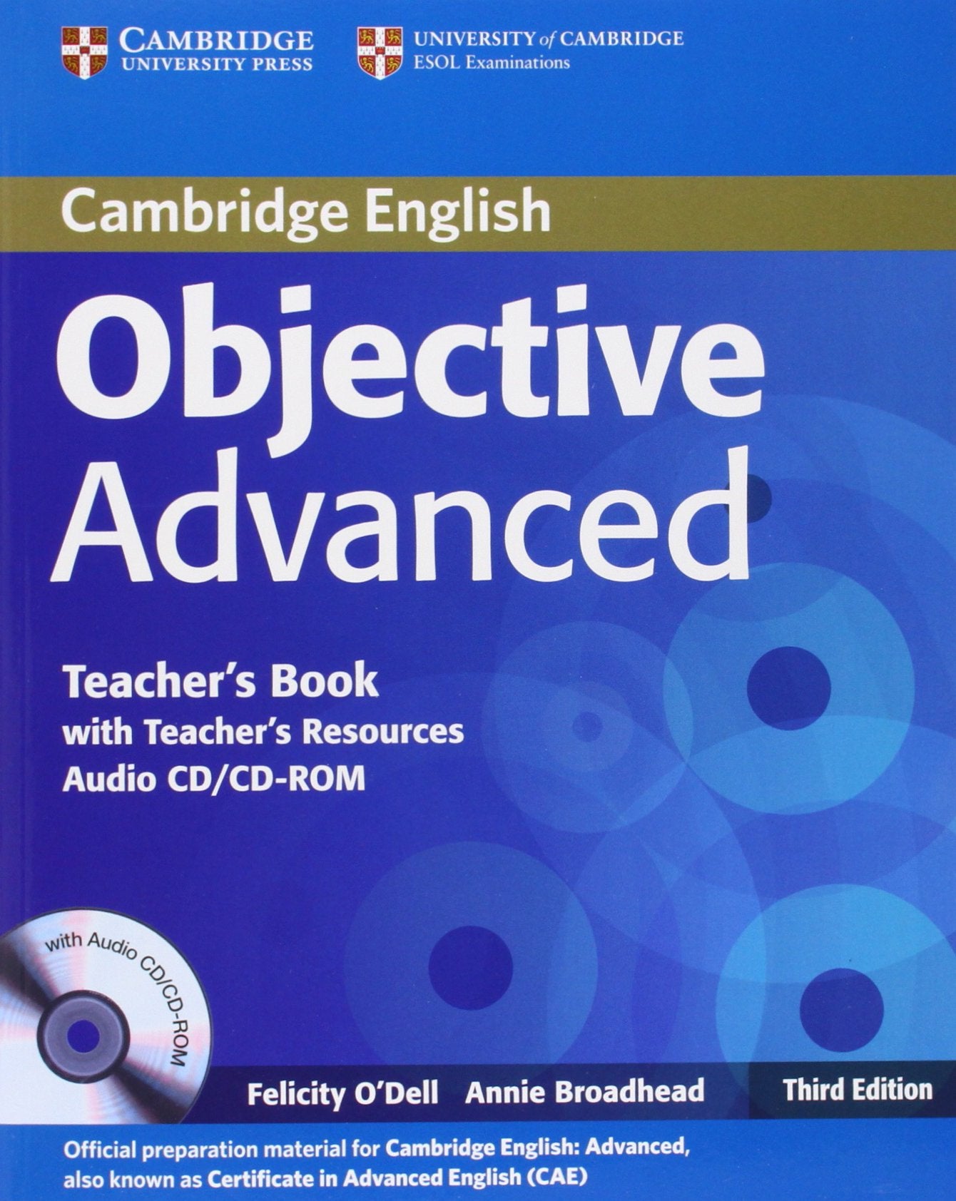 Objective Advanced Teacher's Book with Teacher's Resources Audio CD/CDROM 3rd Edition,Used
