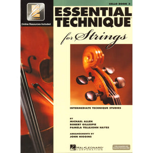 Hal Leonard Essential Technique for Strings  Cello (Book 3 with EEi),New