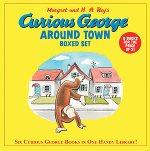Curious George Around Town 6Book Box Set: 6 Favorite 8x8s!,Used