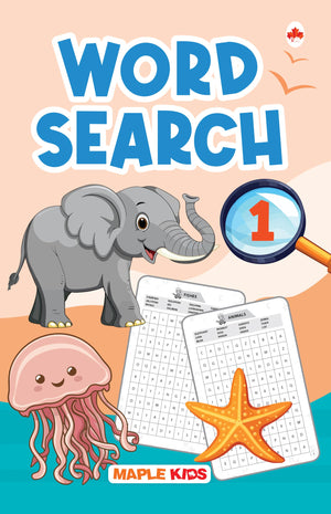 Activity Book For Kids - Word Search - 1 - Book For Kids 3+ Years Old - Kids Activity Book - Word Search Book For Children - Early Learning - English Activity Book - Kids Word Search