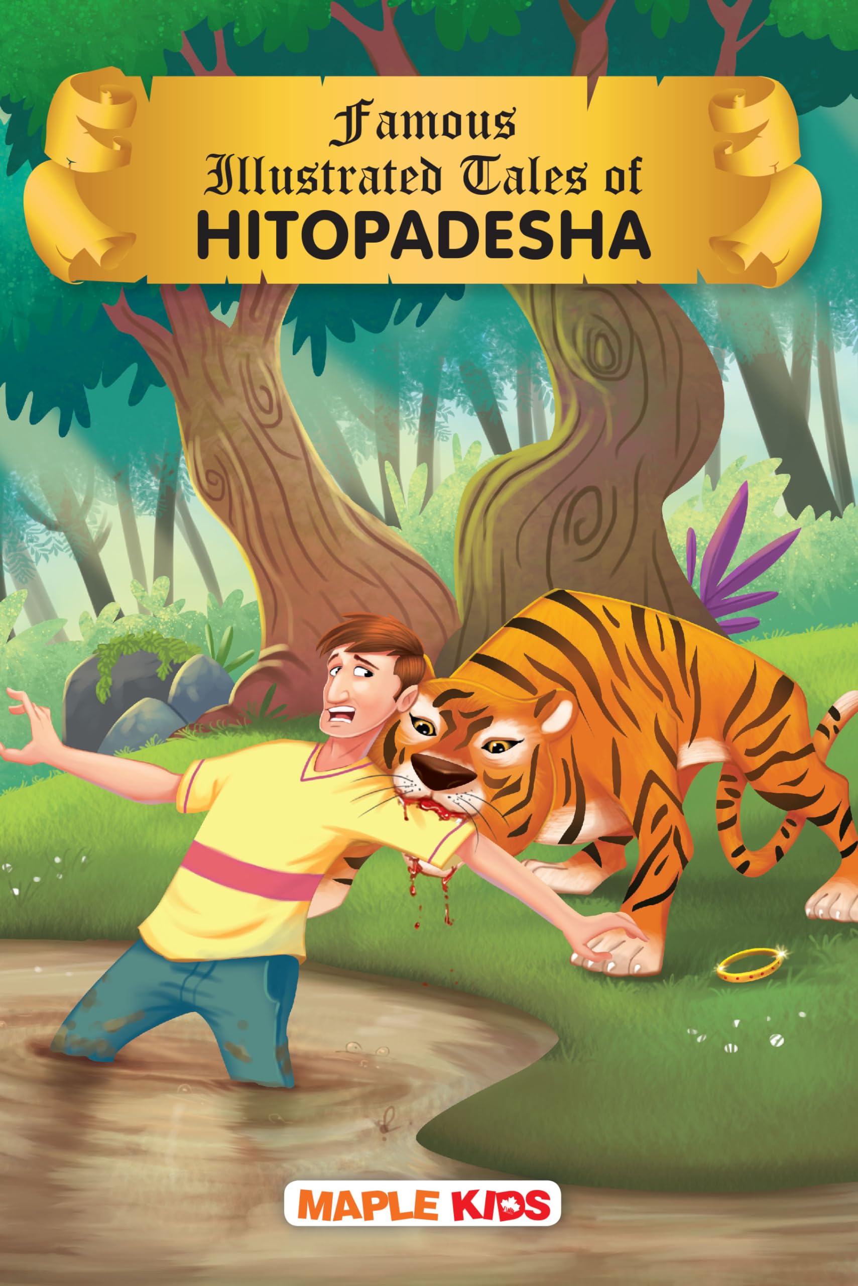Hitopadesha (Illustrated) - Story Book For Kids - Short Stories For Children - English Stories - Bedtime Stories - Book For Kids 6+ Years Old - Read Aloud To Infants, Toddlers - Moral Stories