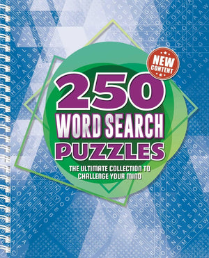 250 Word Search Puzzles: 250 Easy To Hard Wordsearch Puzzles For Adults