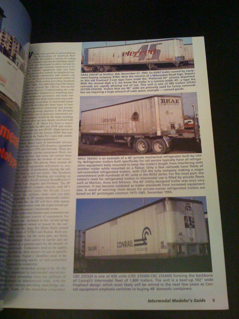 Intermodal Modeler's Guide: Prototype Information and Modeling Projects for the Intermodal Modeler: 2,Used