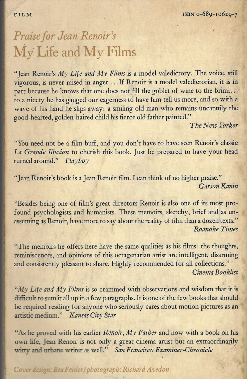 My Life And My Films,Used