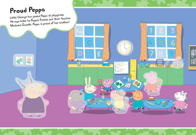 Peppa Pig Fun with Friends (Sticker Scenes & Coloring Book),Used
