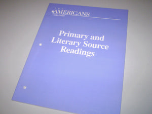 The Americans: A History Primary & Literacy Source Readings,Used