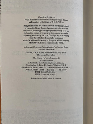 The Book of Lost Tales (History of Middleearth, 2),Used