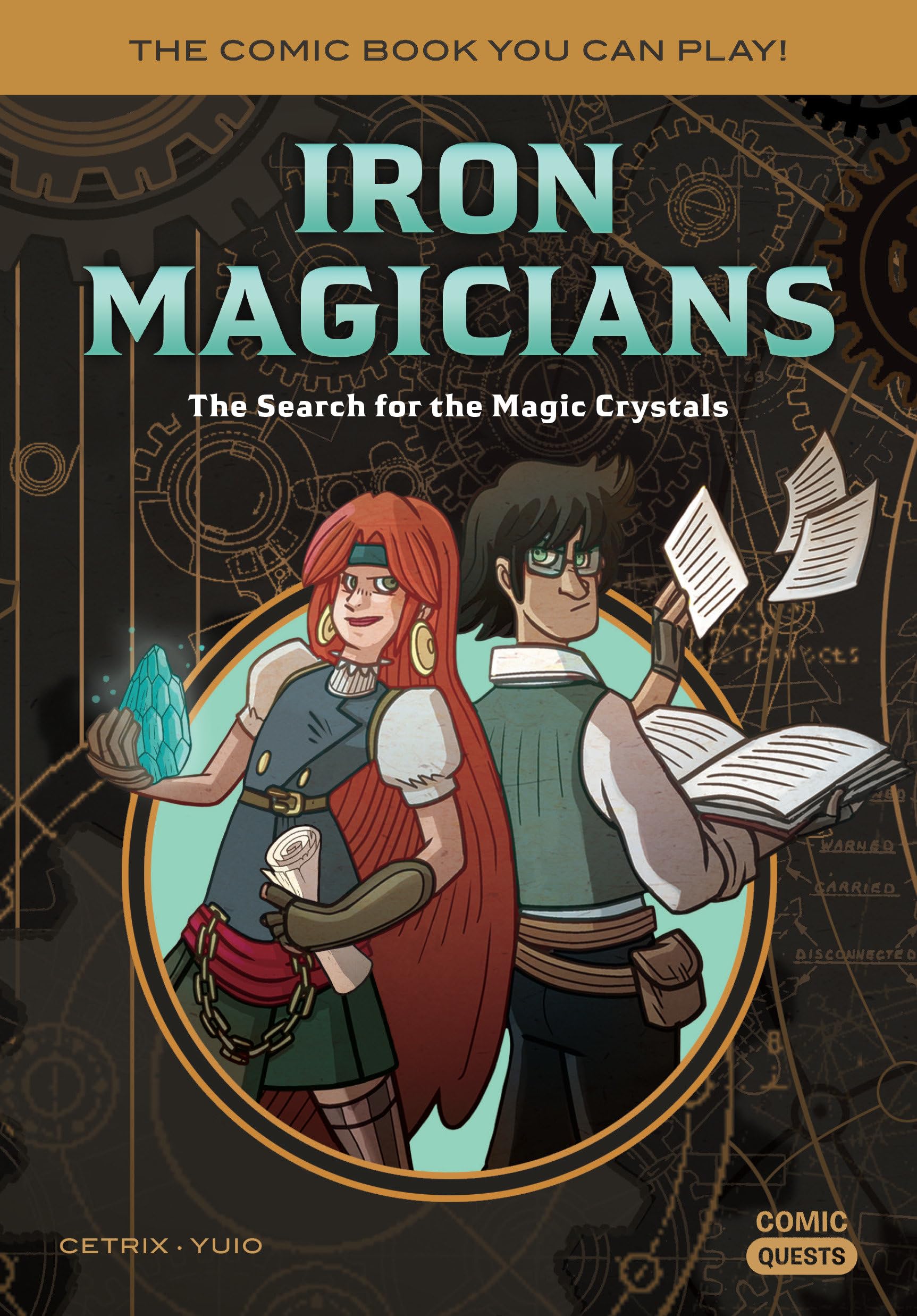 Iron Magicians: The Search for the Magic Crystals: The Comic Book You Can Play (Comic Quests),Used