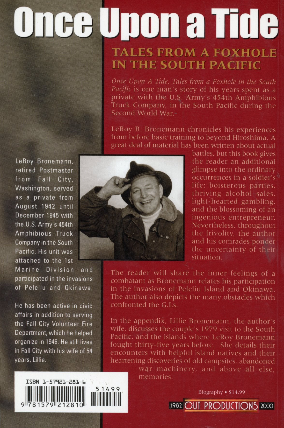 Once upon a tide: Tales from a foxhole in the South Pacific,Used