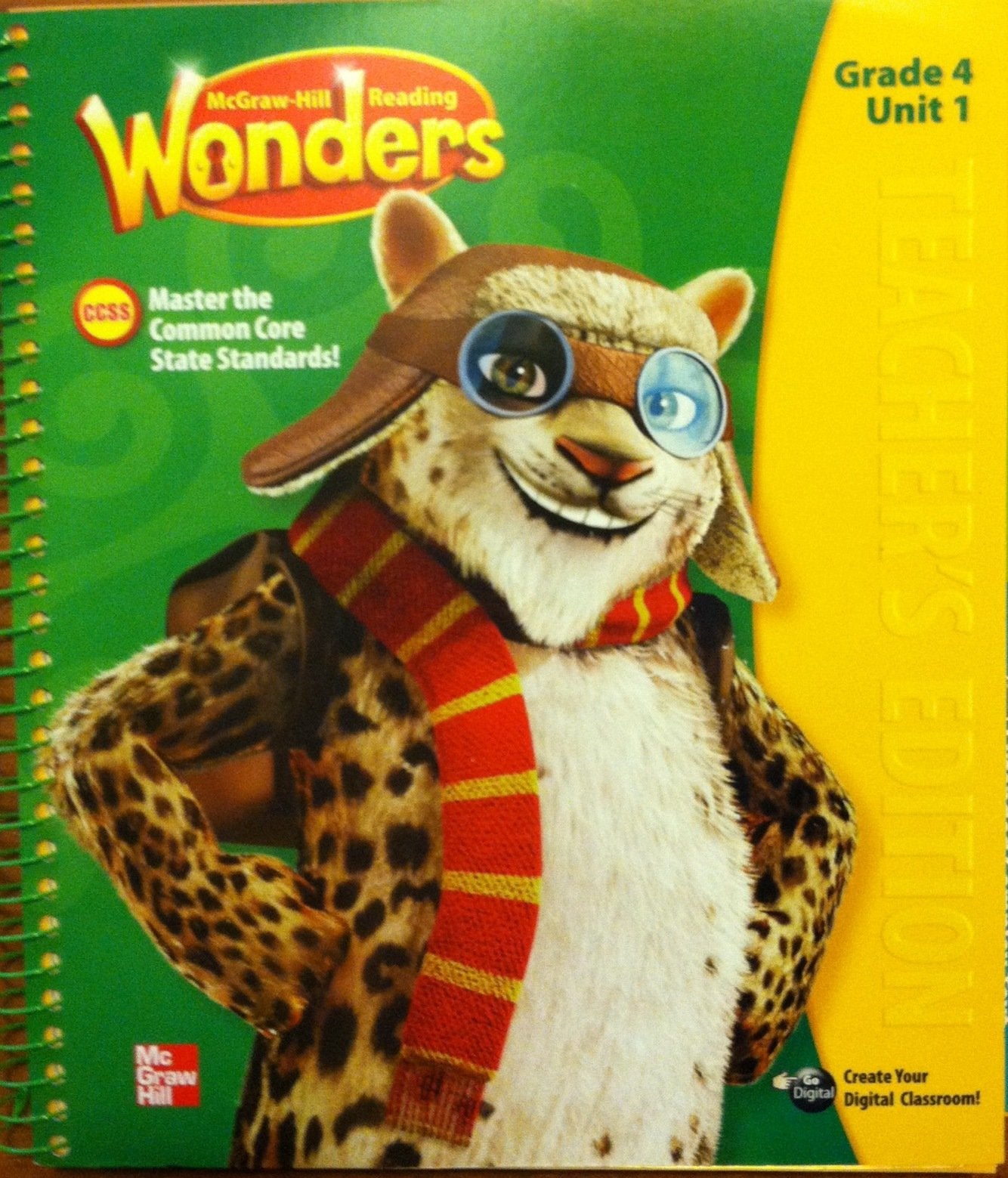 Mcgraw Hill Reading Wonders, Teacher's Edition, Grade 4, Unit 1,Used