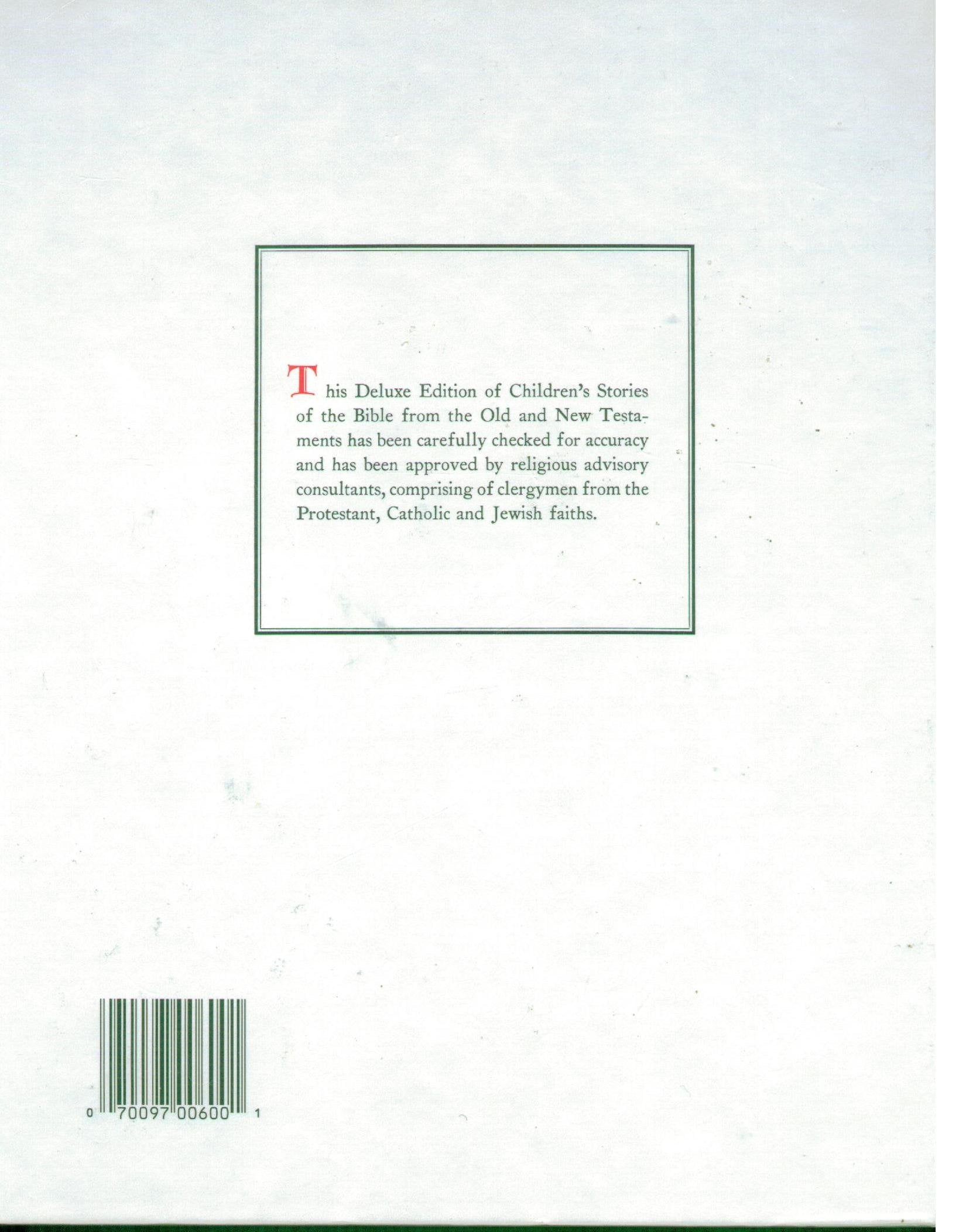 Children s Stories of the Bible From the Old and New Testaments