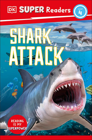 Dk Super Readers Level 4 Shark Attack,Used