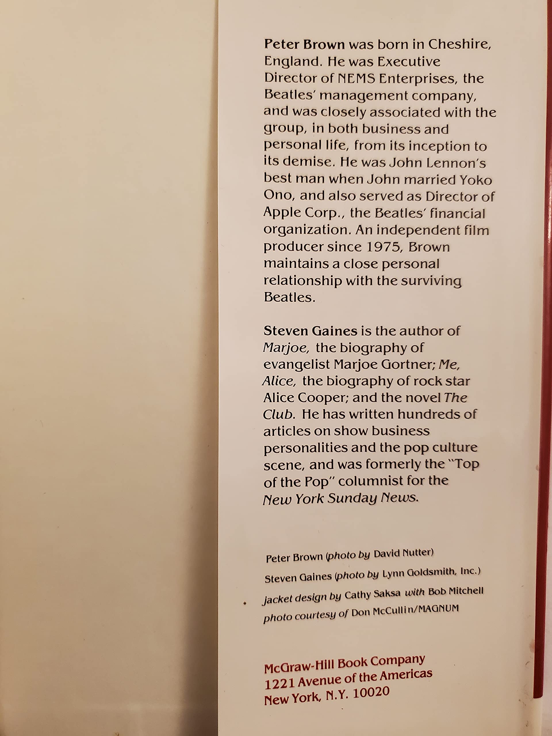 The Love You Make: An Insider'S Story Of The Beatles,New