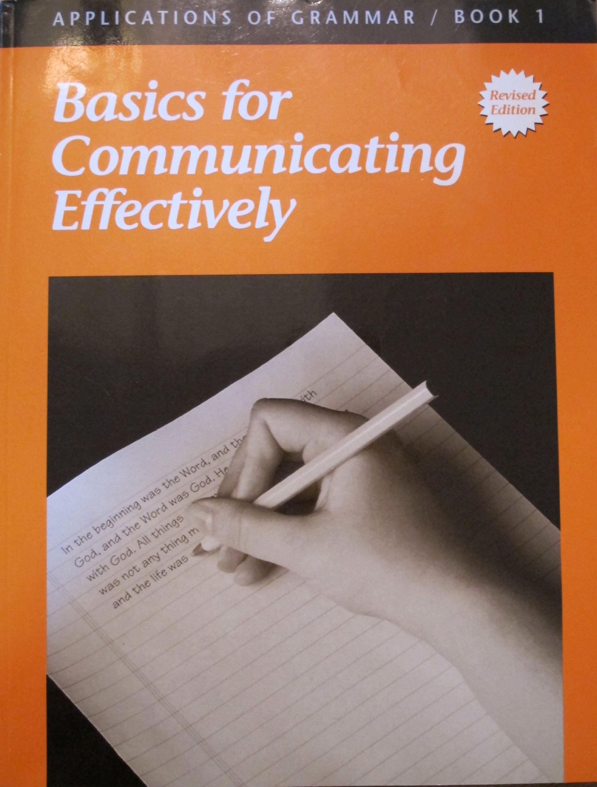 Applications of Grammar Book 1: Basics for Communicating Effectively (49615),Used