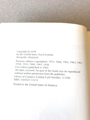 Bluejackets Manual 20,Used