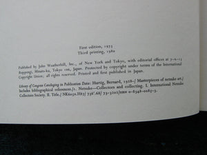Living Masters of Netsuke,Used