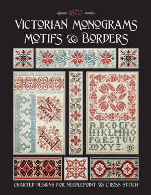 Victorian Monograms Motifs & Borders: Charted Designs for Needlepoint & Cross Stitch,Used