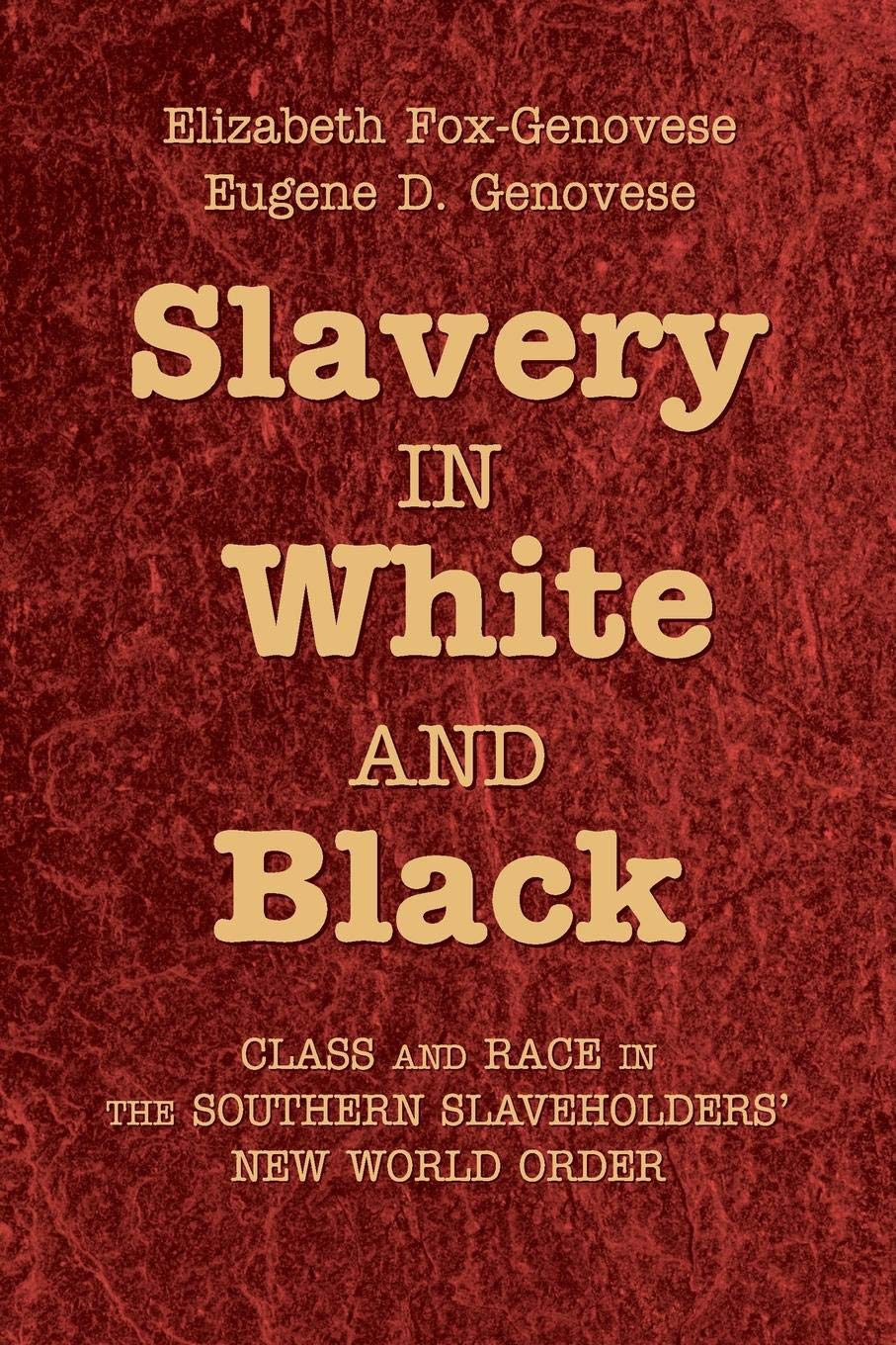 Slavery in White and Black: Class and Race in the Southern Slaveholders' New World Order,Used