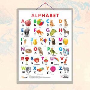 Alphabet Chart Hard Laminated | Educational Alphabet Chart For Kids