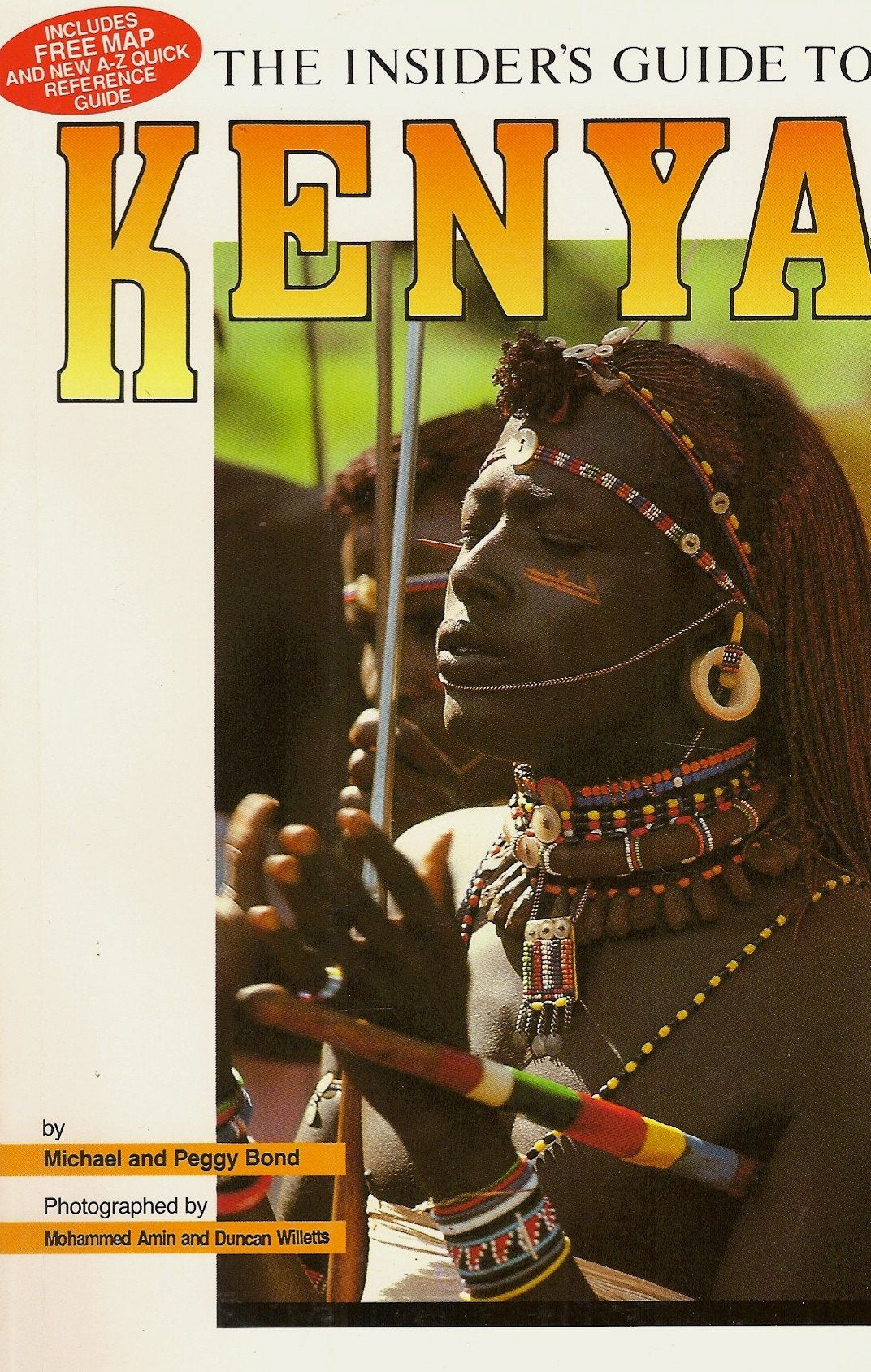 Insider's Guide to Kenya, 1990/Book and Map,Used