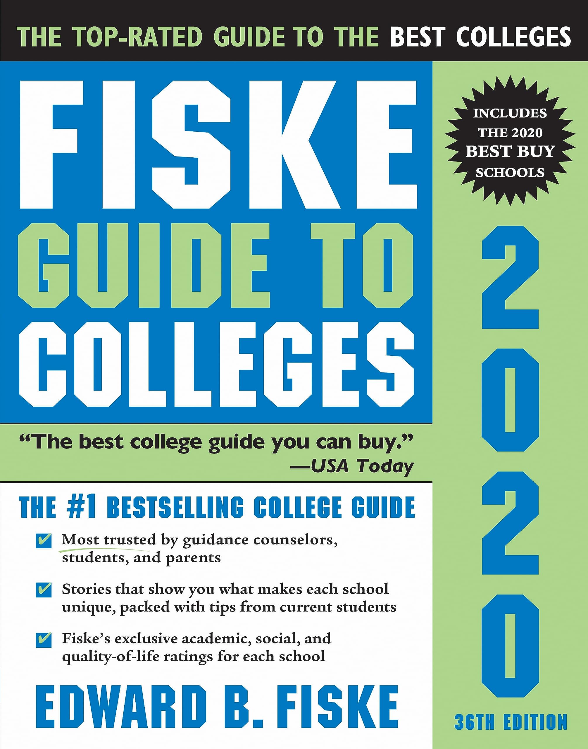 Fiske Guide to Colleges 2020,Used