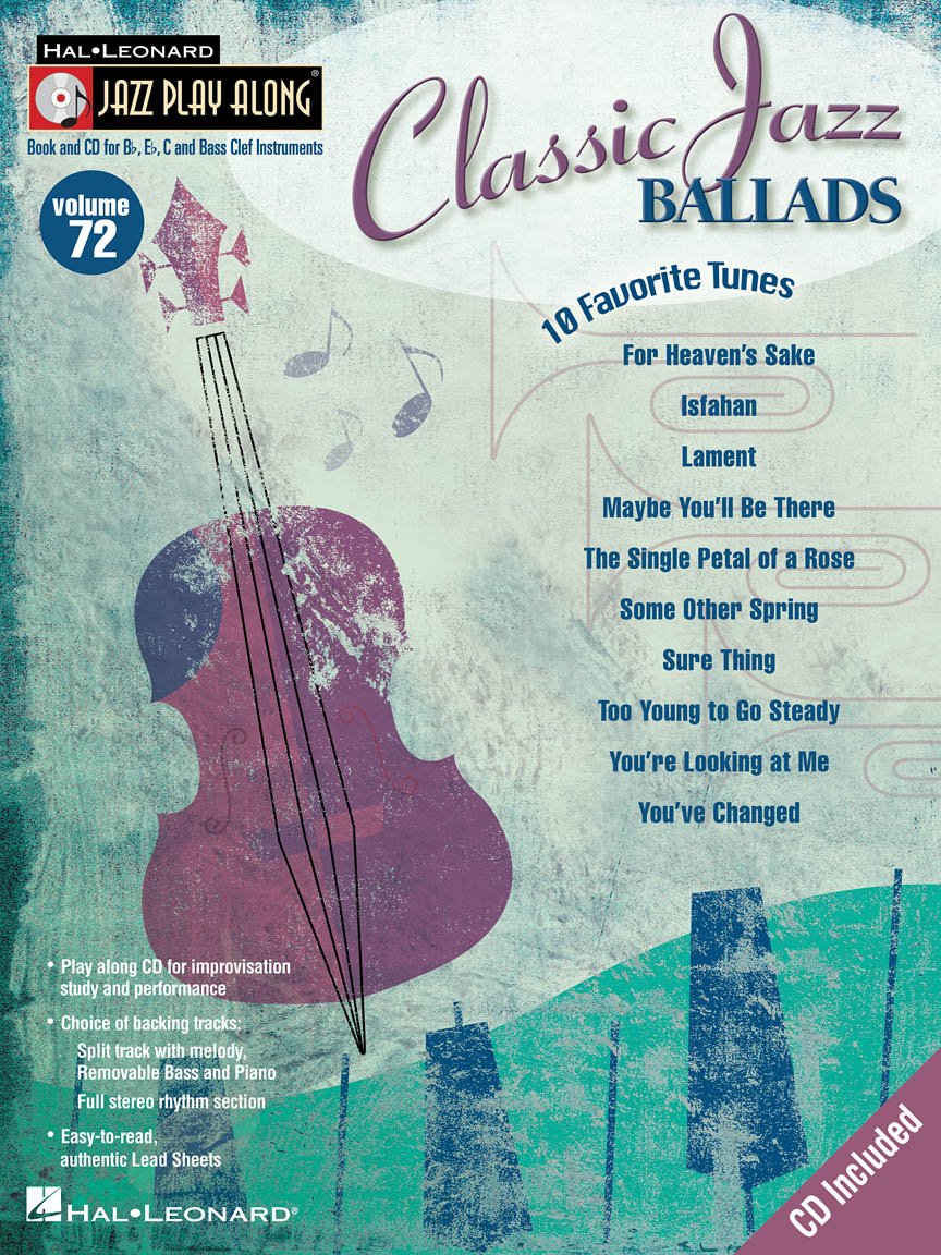 Classic Jazz Ballads: Jazz PlayAlong Volume 72 (Hal Leonard Jazz PlayAlong),Used