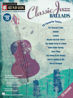 Classic Jazz Ballads: Jazz Playalong Volume 72 (Hal Leonard Jazz Playalong)