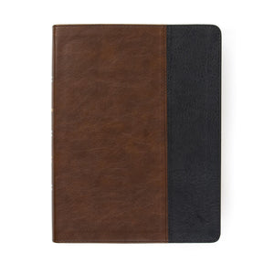 CSB Men of Character Bible, Brown/Black LeatherTouch, Black Letter, Presentation Page, Articles, Character Profiles, EasytoRea