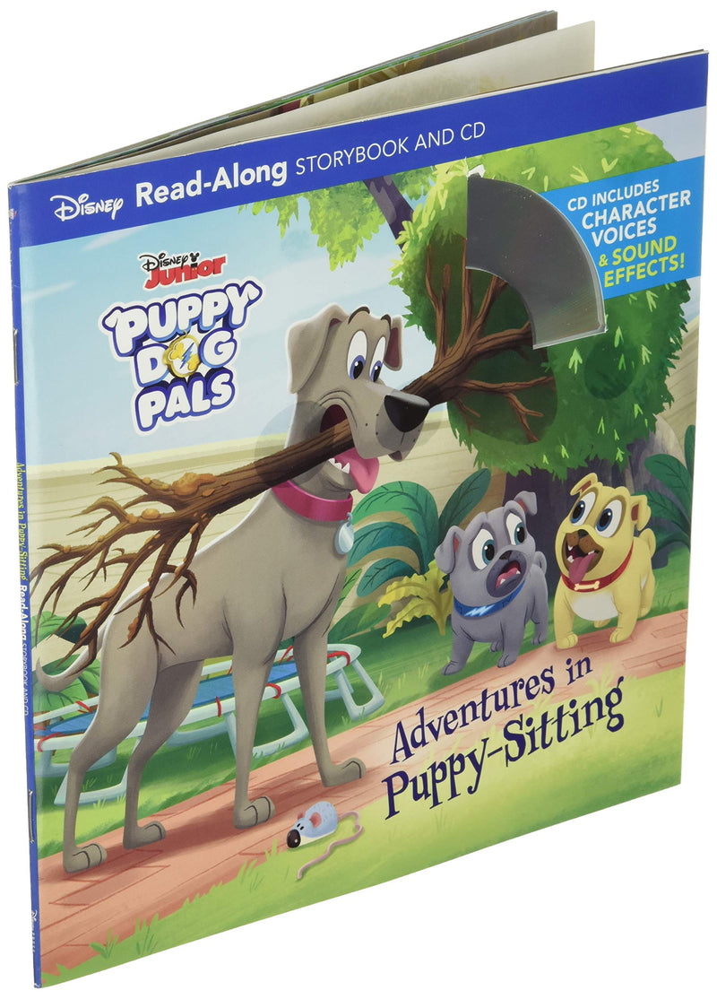 Puppy Dog Pals ReadAlong Storybook and CD Adventures in PuppySitting,New