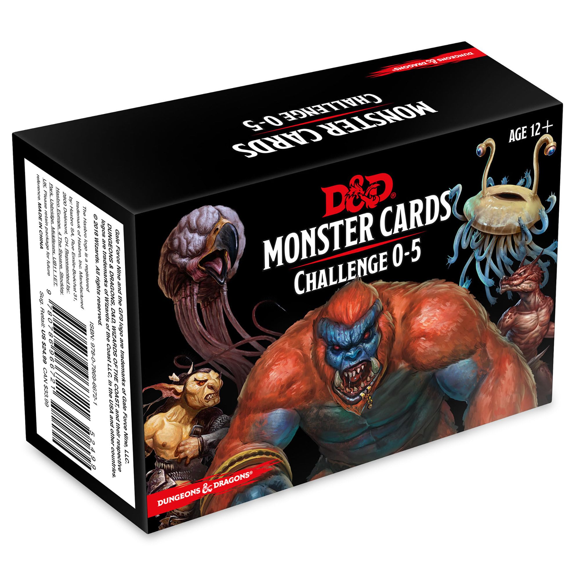 Dungeons & Dragons Spellbook Cards: Monsters 05 (D&D Accessory),New