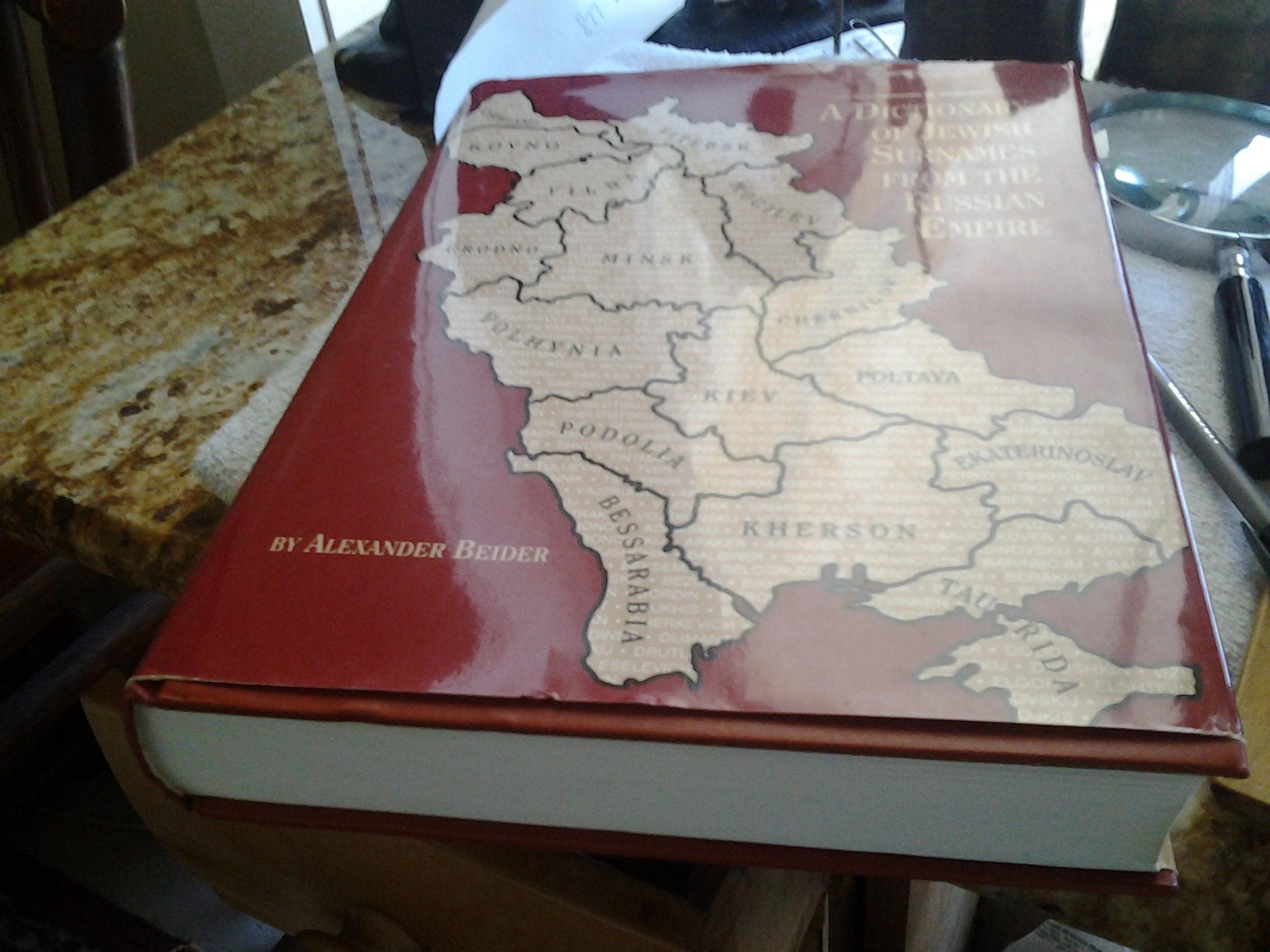 A Dictionary of Jewish Surnames from the Russian Empire,Used