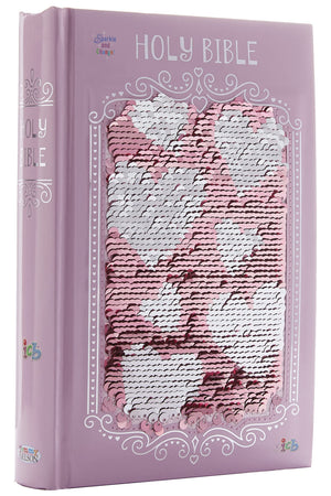 ICB, Sequin Sparkle and Change Bible, Hardcover, Pink: International Children's Bible,Used
